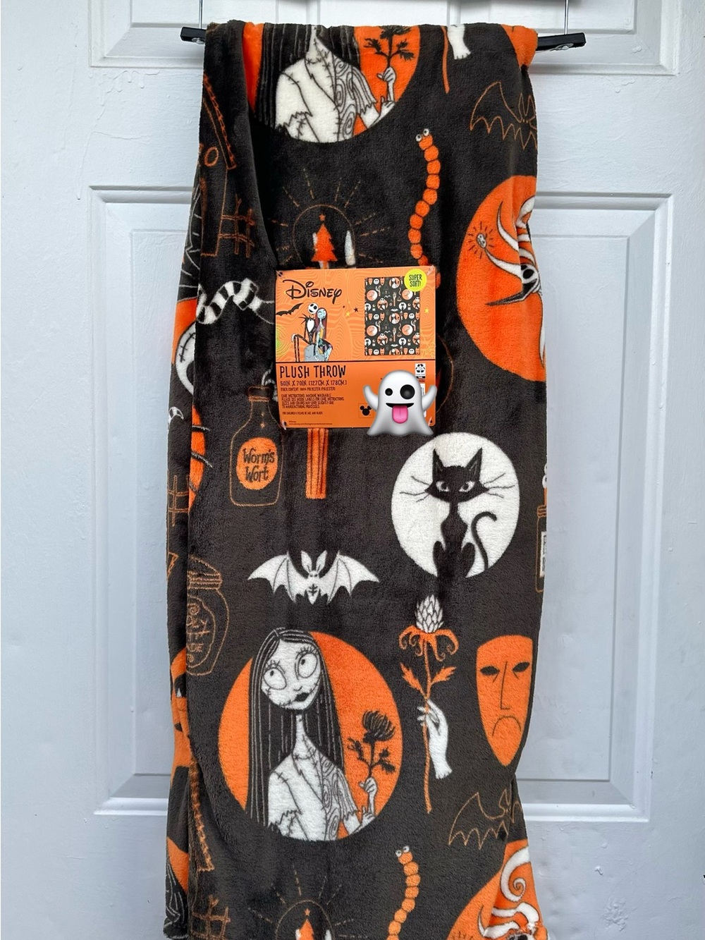 Halloween Nightmare Before Christmas Throw